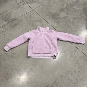 Athleta Kids Light Purple Fleece Pullover